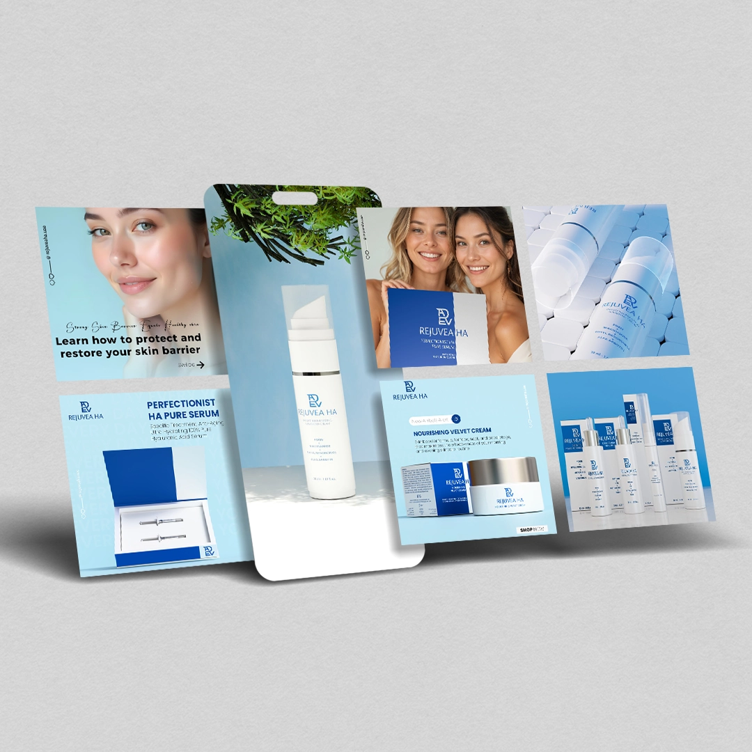 إطلاق وإدارة التسويق الرقمي لمنتج Rejuvea HA في الإمارات