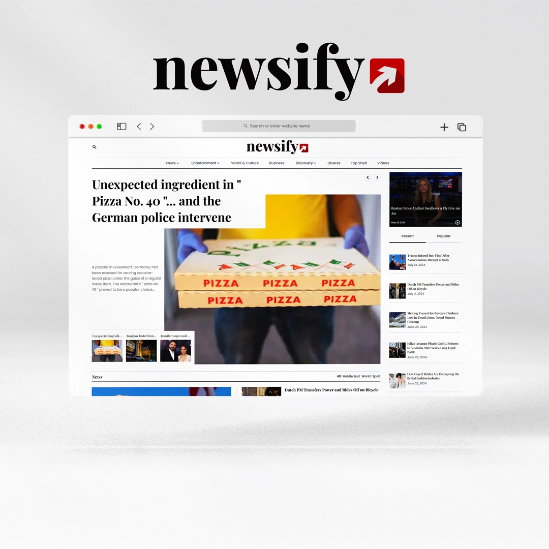 برمجة وتصميم بوابة Newsify الإخبارية الشاملة