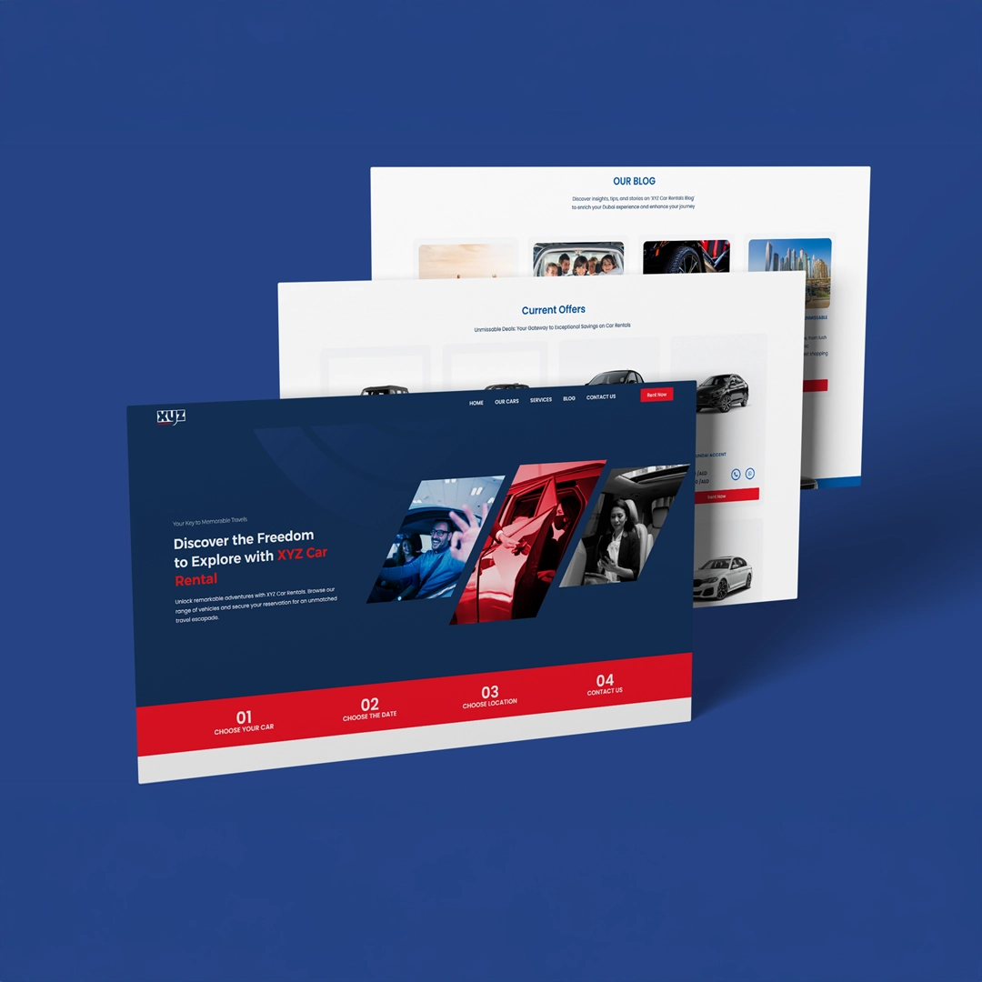 تطوير منصة حجز متكاملة لشركة XYZ Car Rental